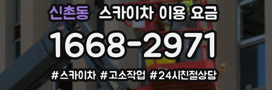 신촌동 스카이차 이용 요금