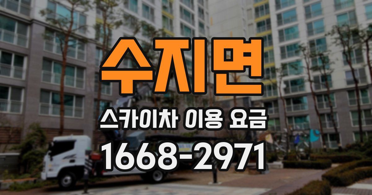 수지면 스카이차 이용 요금
