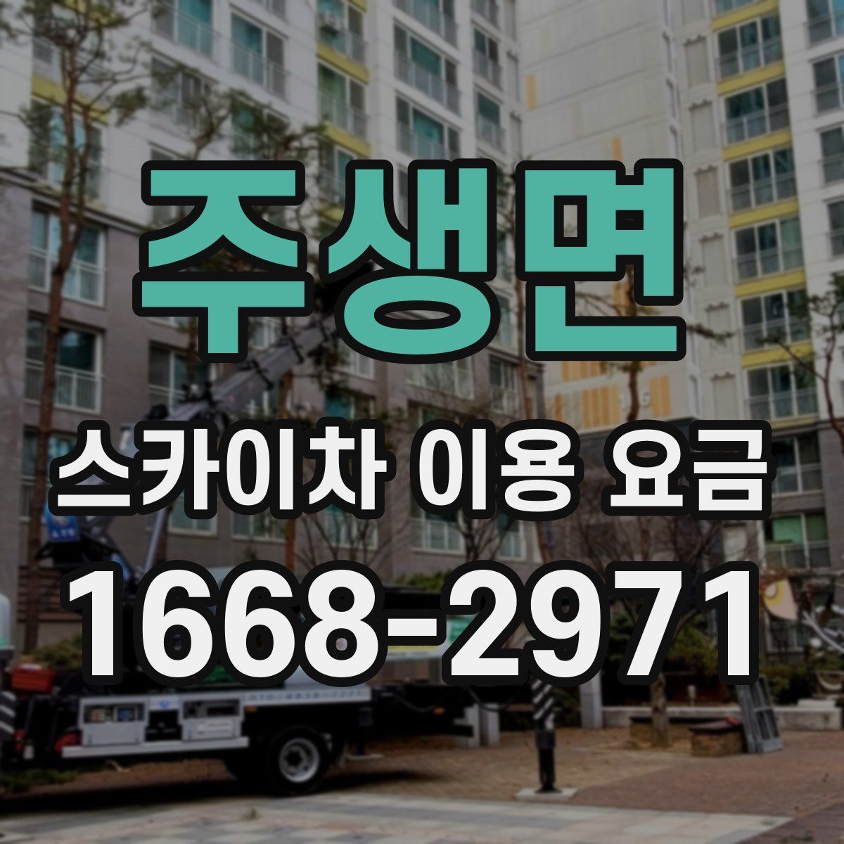 주생면 스카이차 이용 요금
