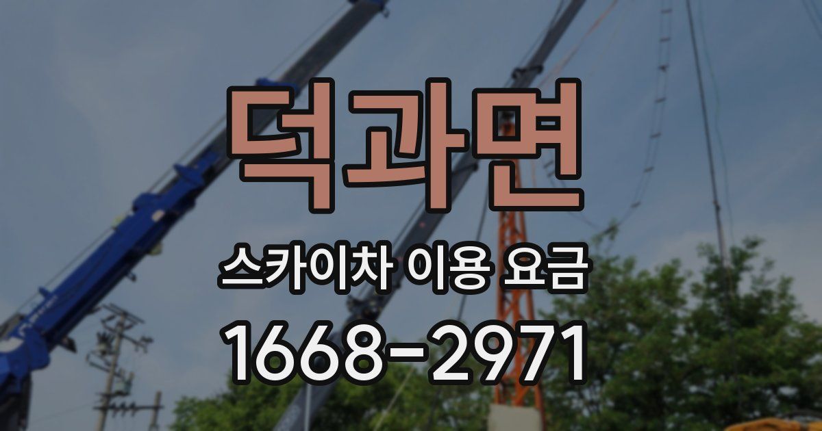 덕과면 스카이차 이용 요금