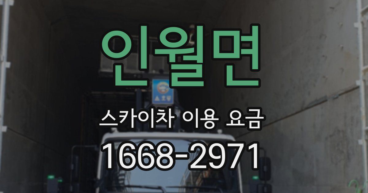 인월면 스카이차 이용 요금