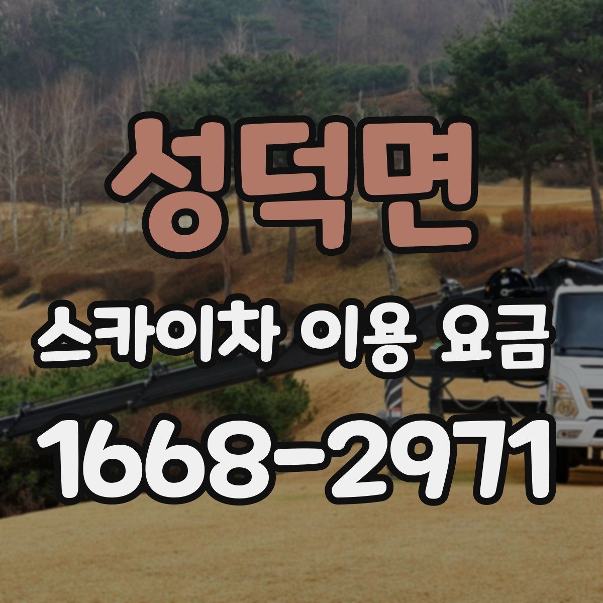 성덕면 스카이차 이용 요금