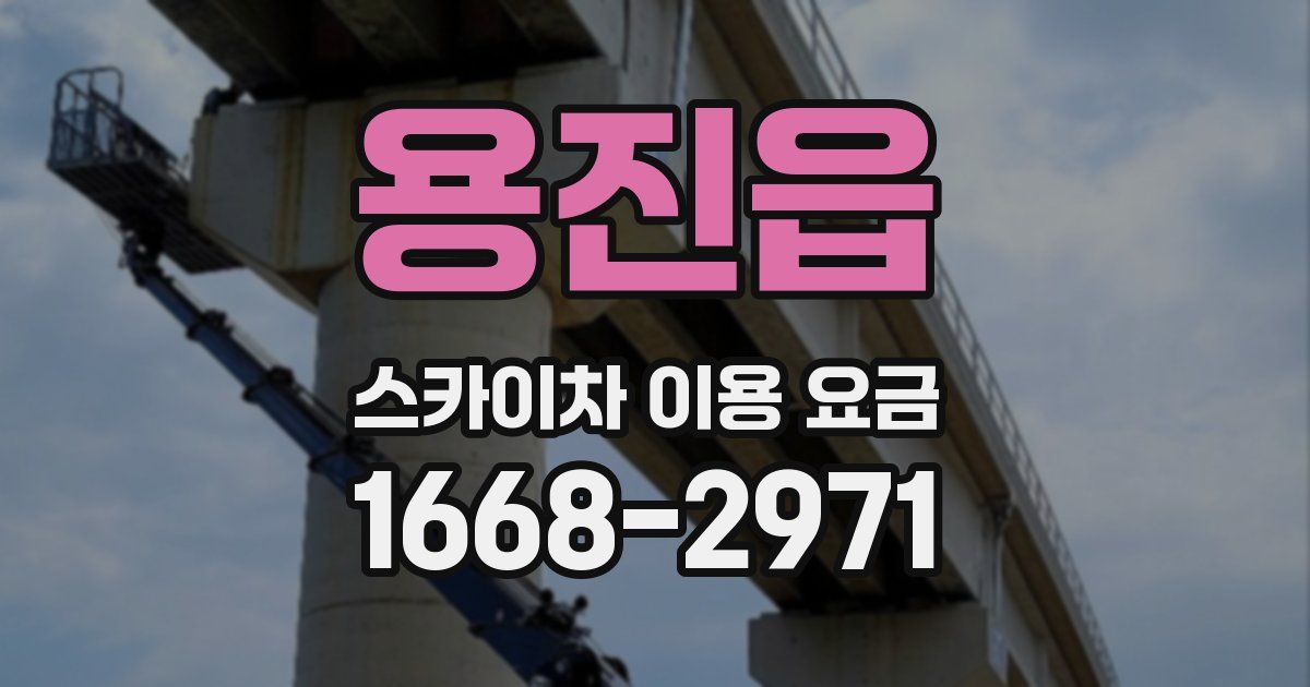 용진읍 스카이차 이용 요금