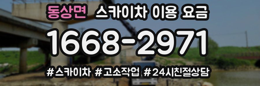 동상면 스카이차 이용 요금