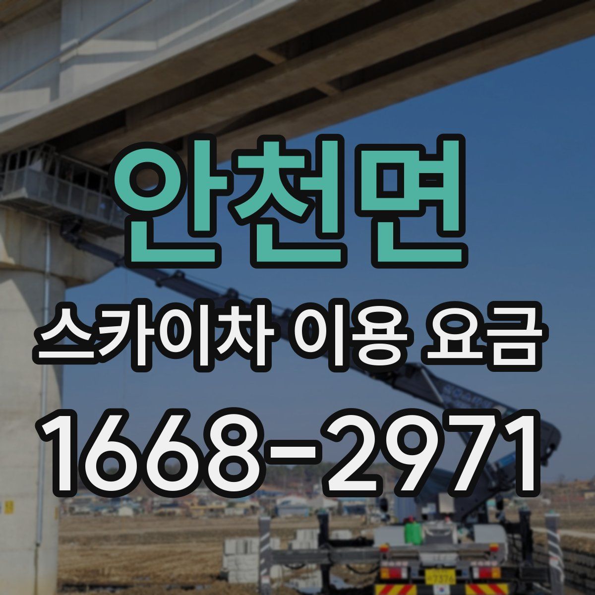 안천면 스카이차 이용 요금