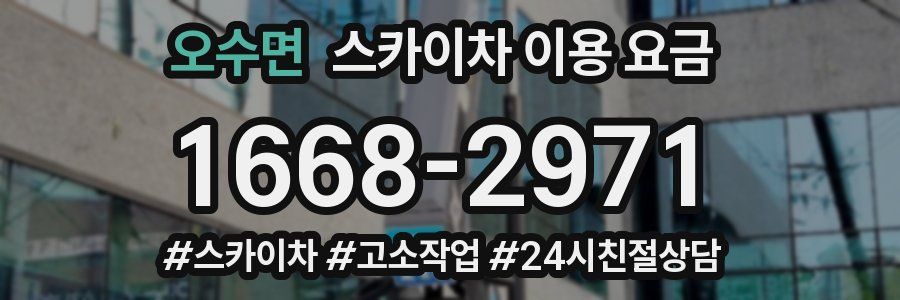 오수면 스카이차 이용 요금
