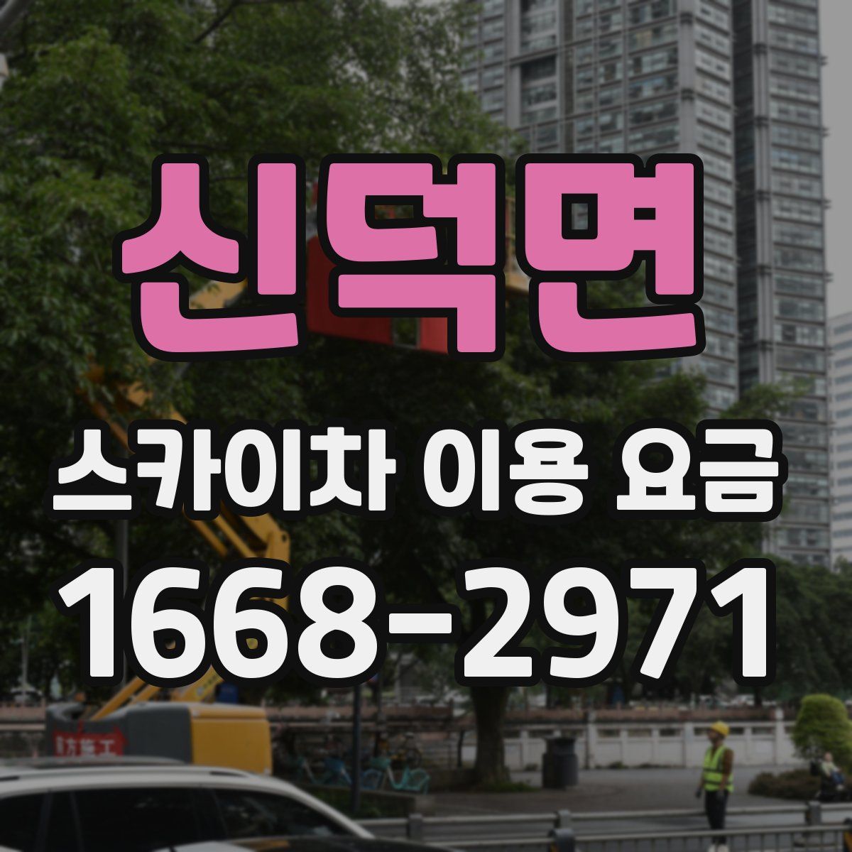 신덕면 스카이차 이용 요금