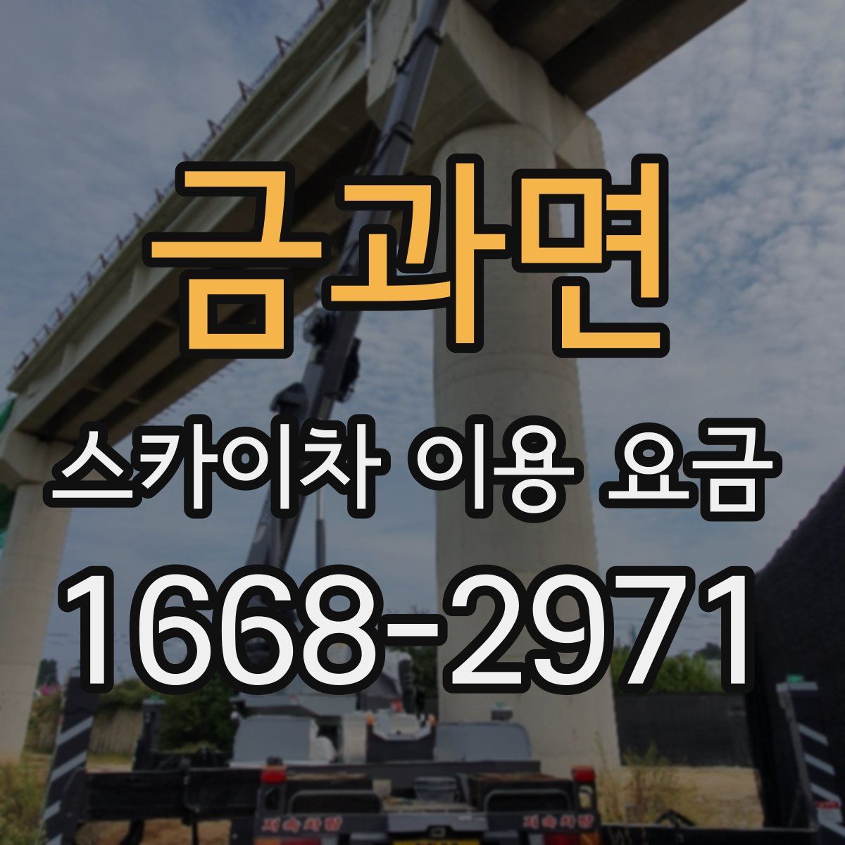 금과면 스카이차 이용 요금