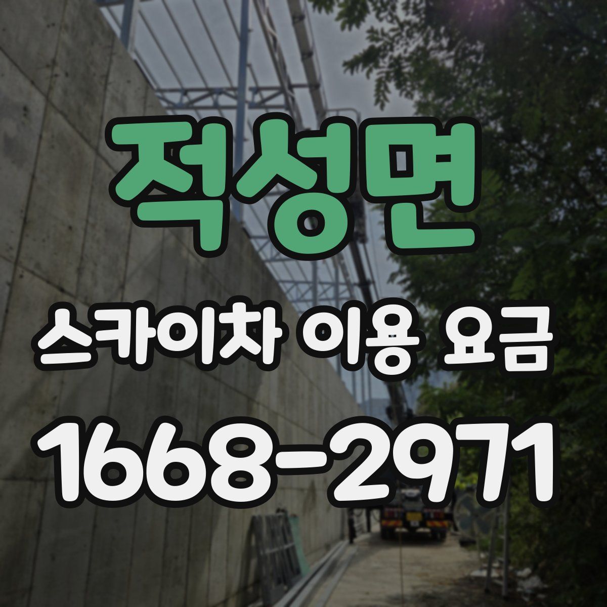 적성면 스카이차 이용 요금