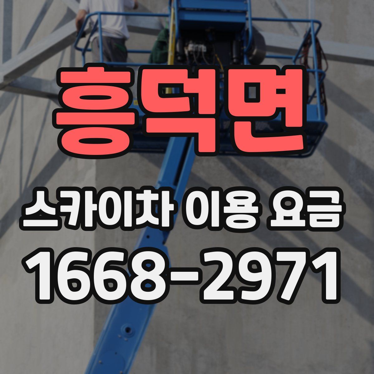 흥덕면 스카이차 이용 요금