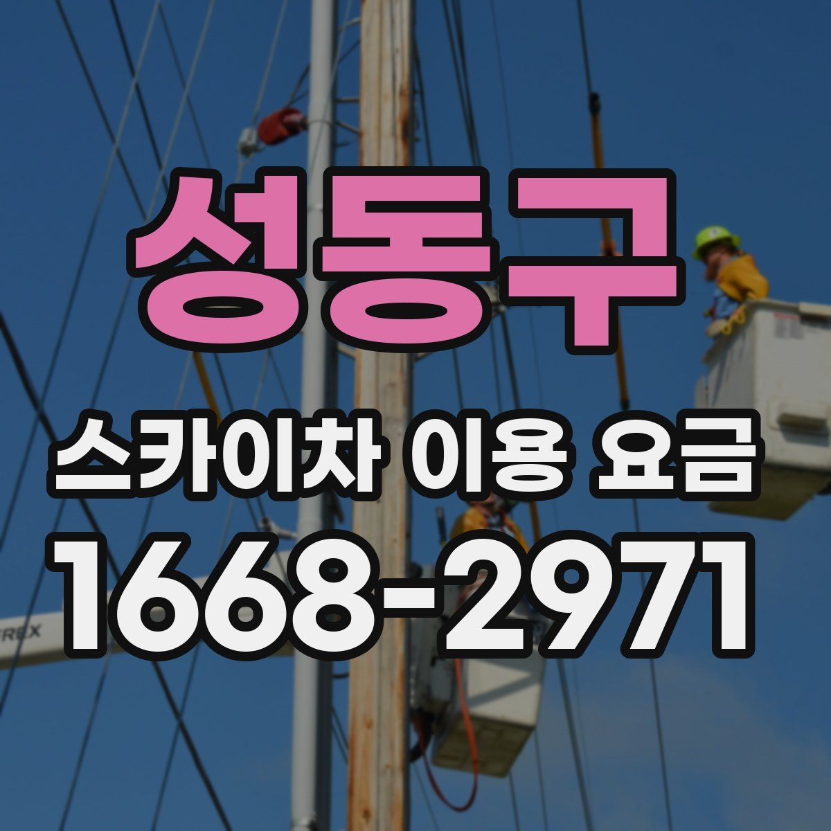 성동구 스카이차 이용 요금