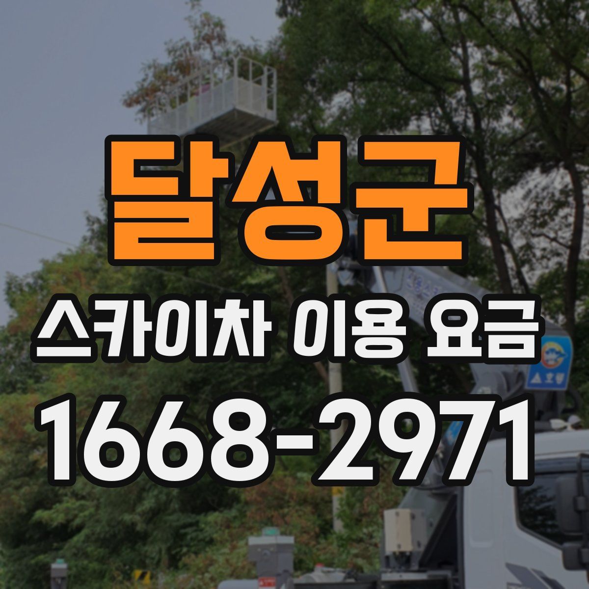 달성군 스카이차 이용 요금