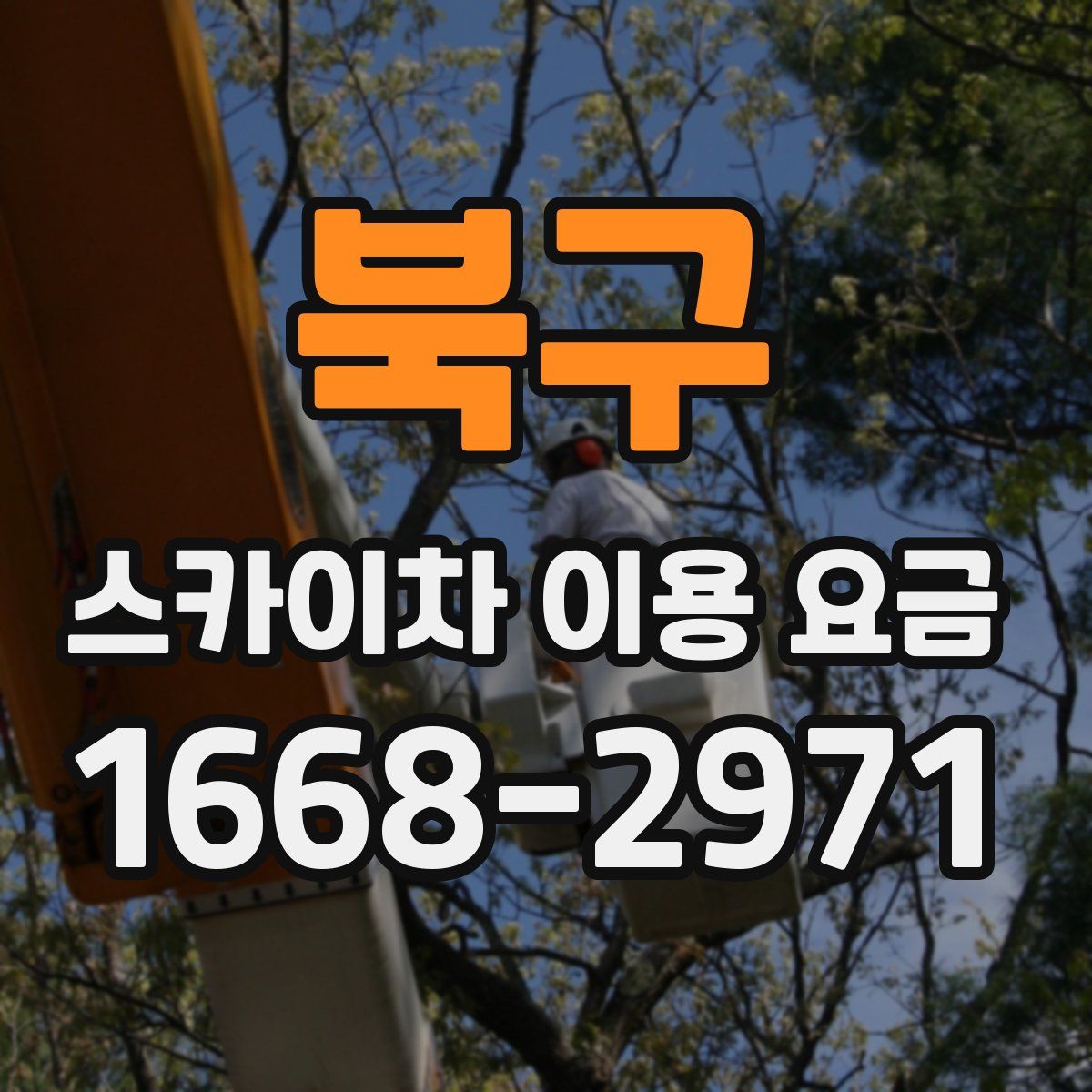 북구 스카이차 이용 요금