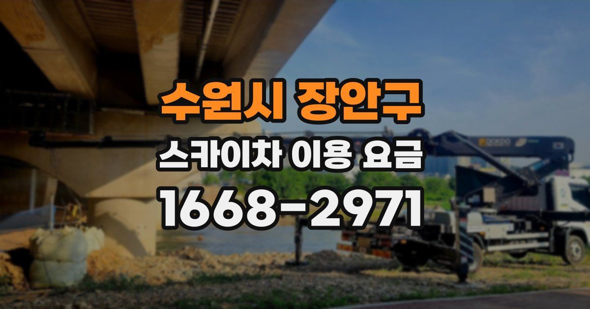 수원시 장안구 스카이차 이용 요금