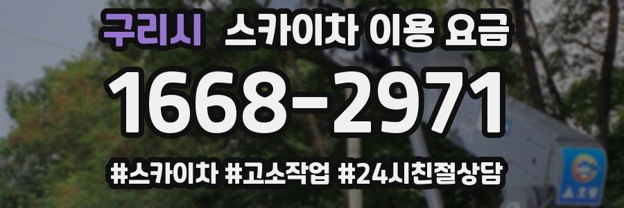 구리시 스카이차 이용 요금