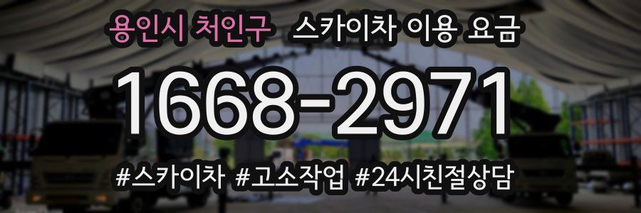 용인시 처인구 스카이차 이용 요금