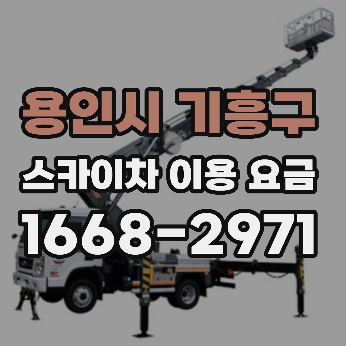 용인시 기흥구 스카이차 이용 요금