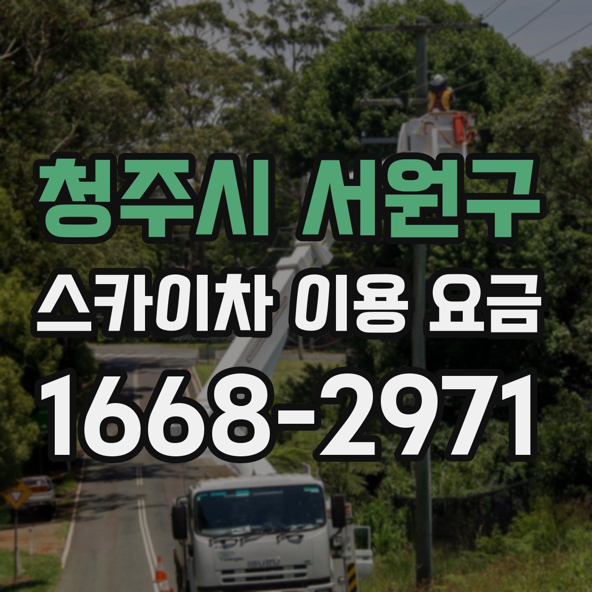 청주시 서원구 스카이차 이용 요금