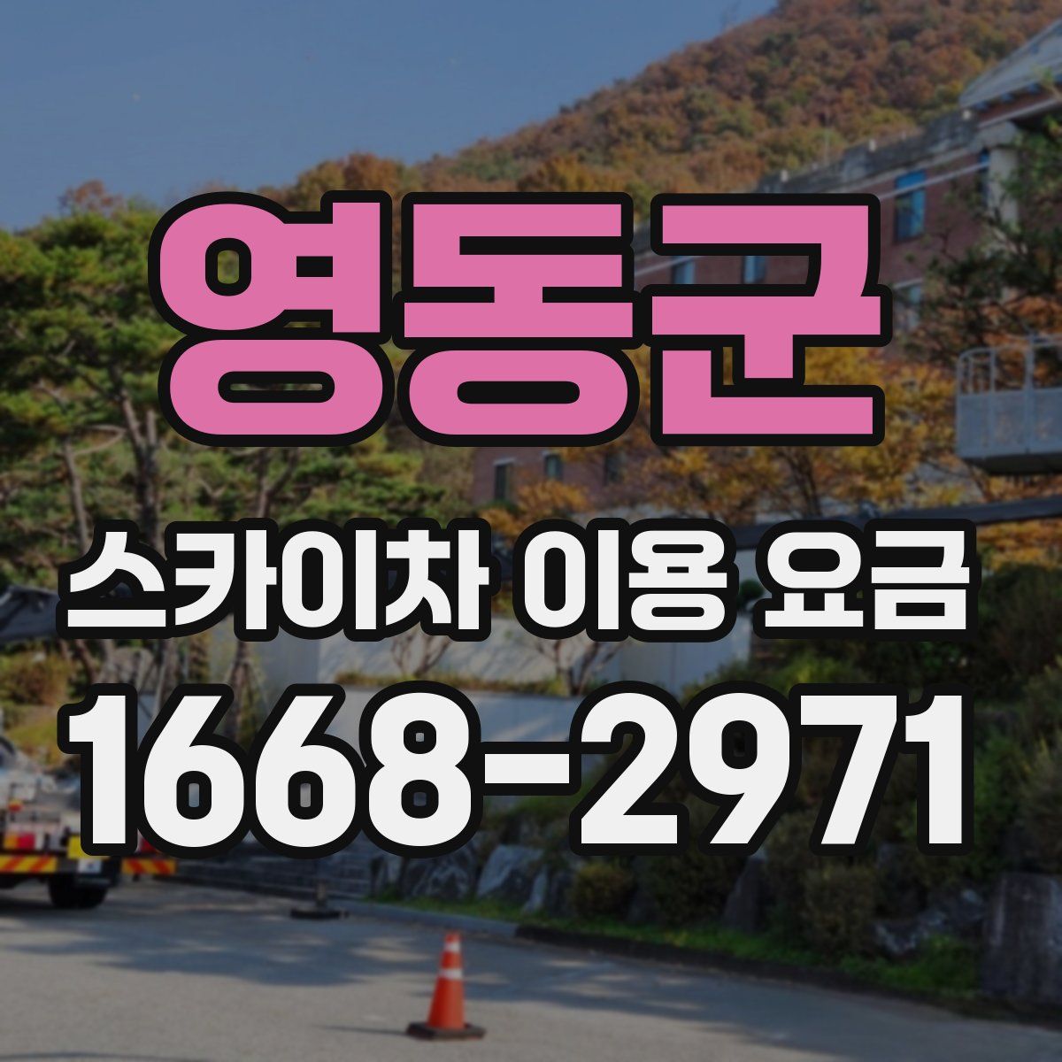 영동군 스카이차 이용 요금