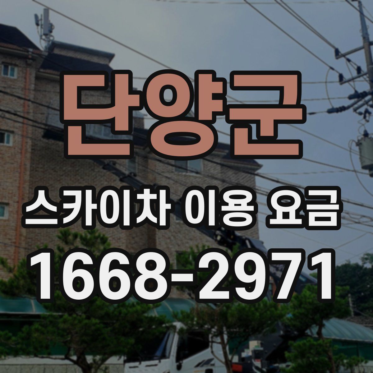 단양군 스카이차 이용 요금