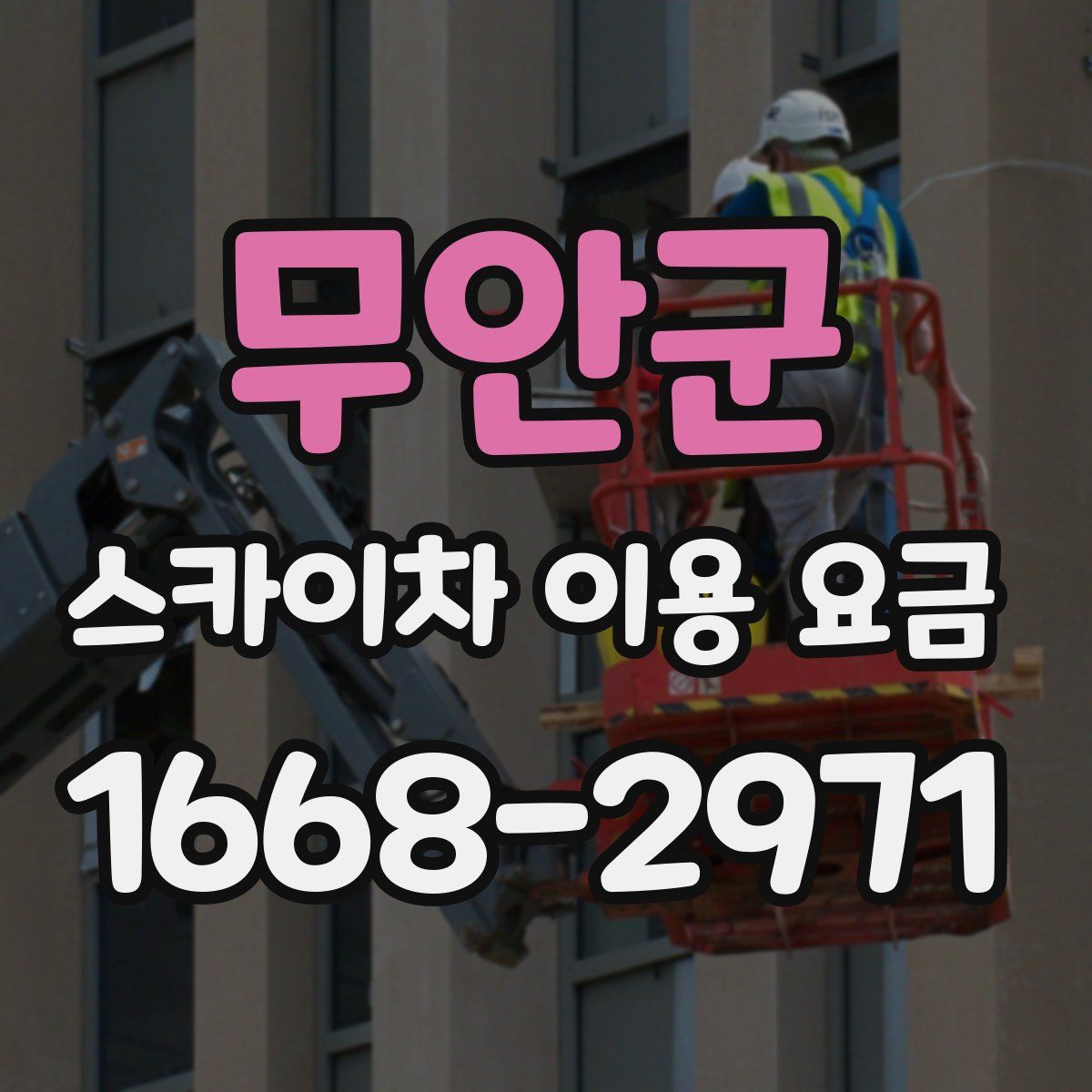 무안군 스카이차 이용 요금