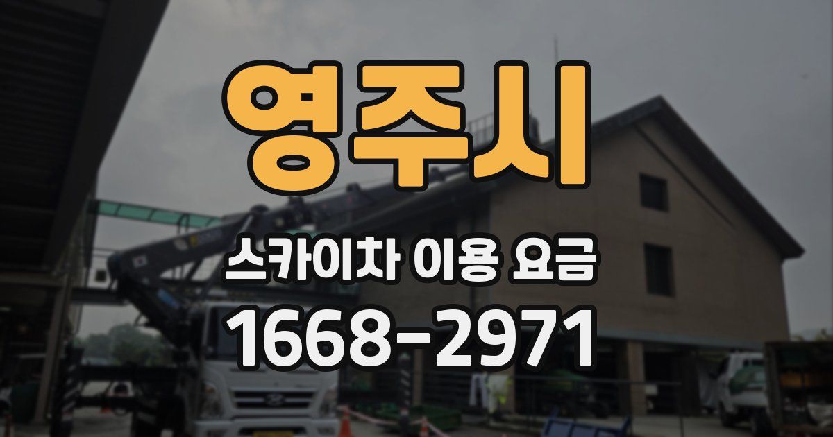 영주시 스카이차 이용 요금