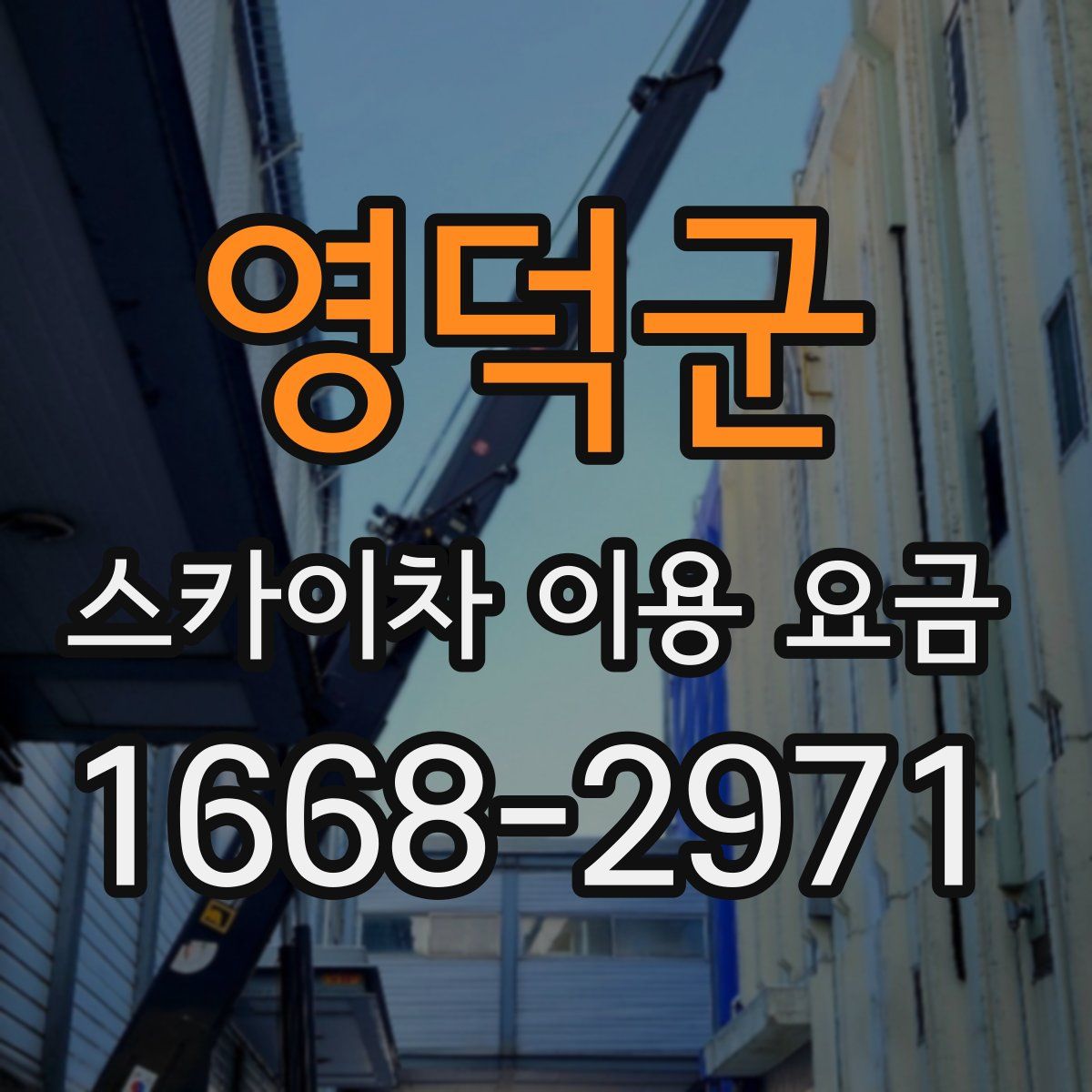 영덕군 스카이차 이용 요금