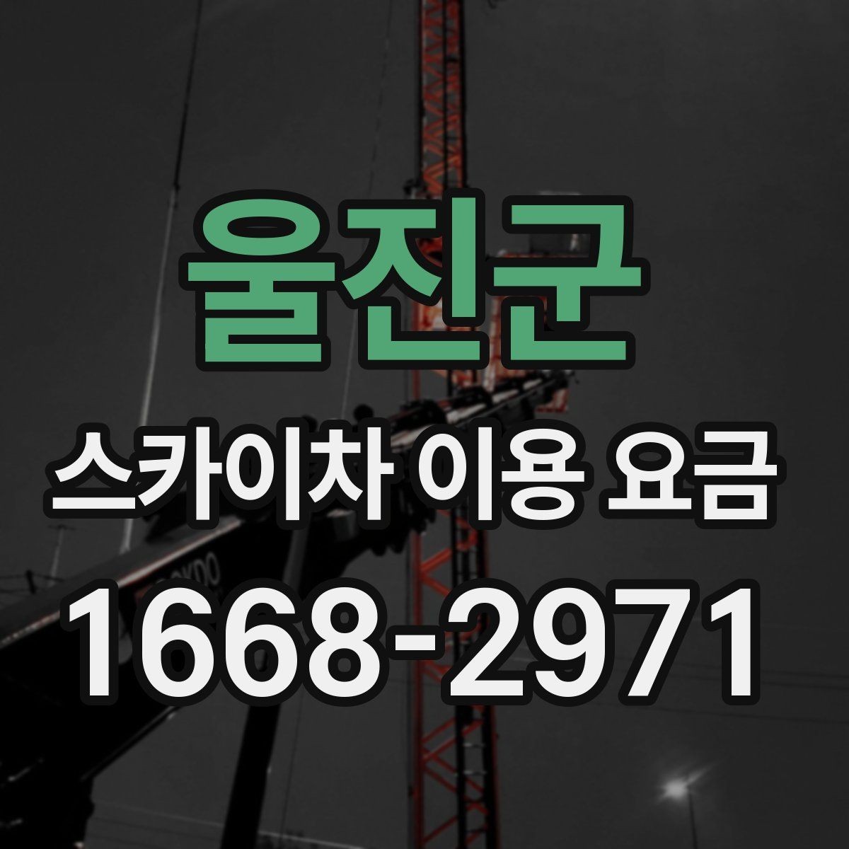 울진군 스카이차 이용 요금 상담, 어떤 정보를 알려야 할까