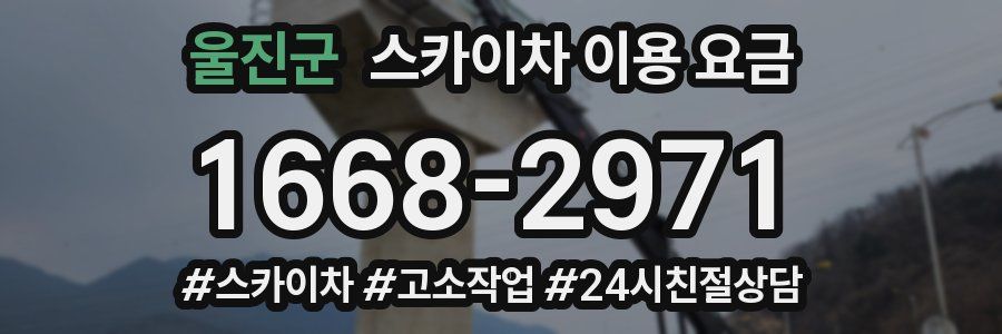 울진군 스카이차 이용 요금