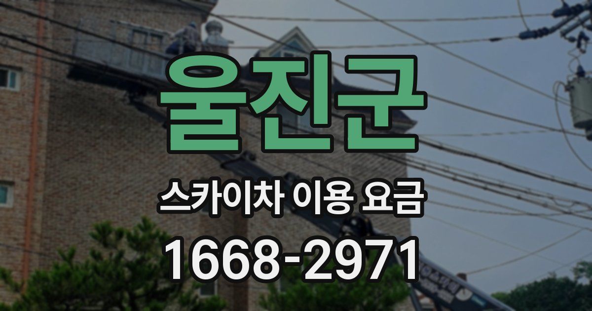 울진군 스카이차 이용 요금