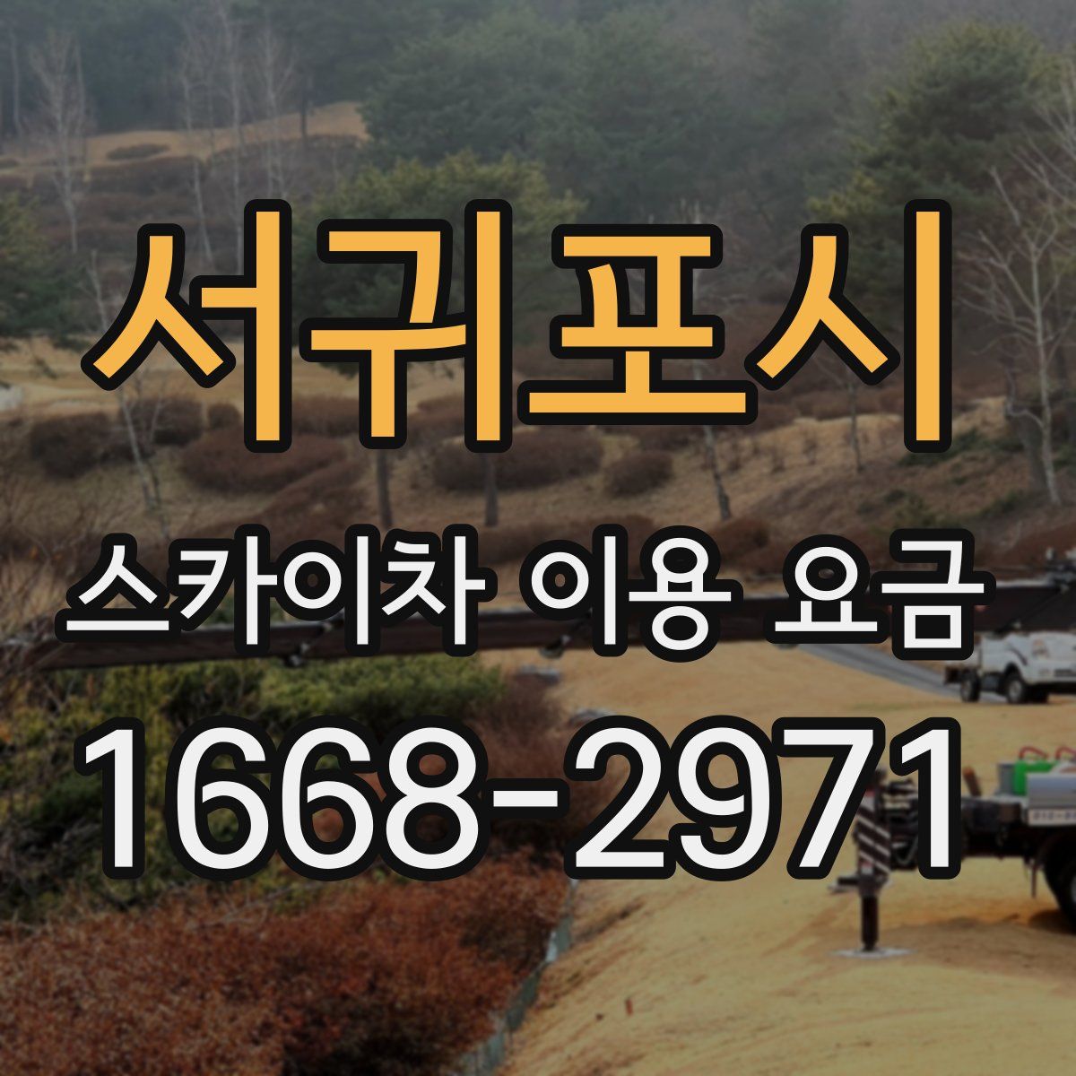 서귀포시 스카이차 이용 요금