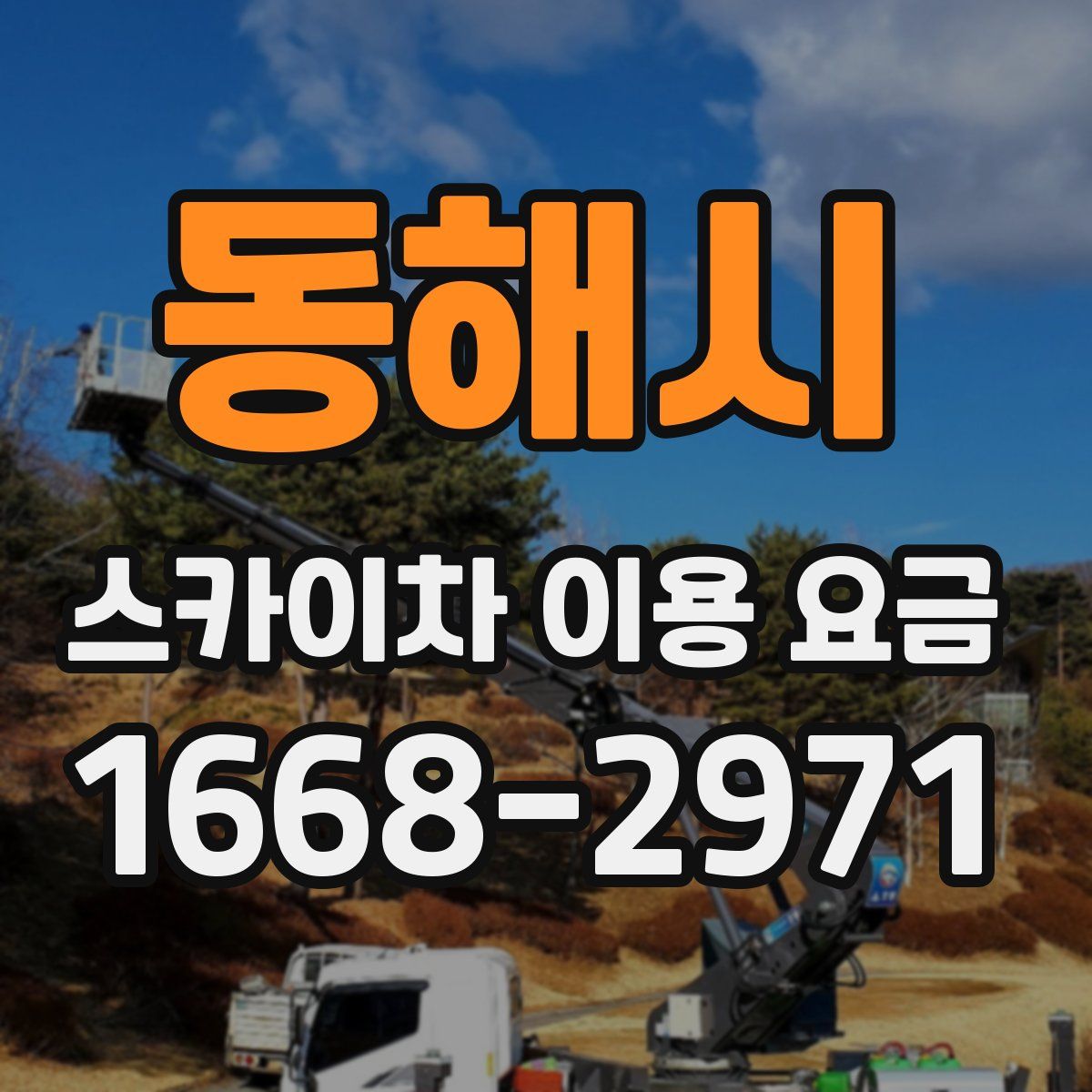 동해시 스카이차 이용 요금