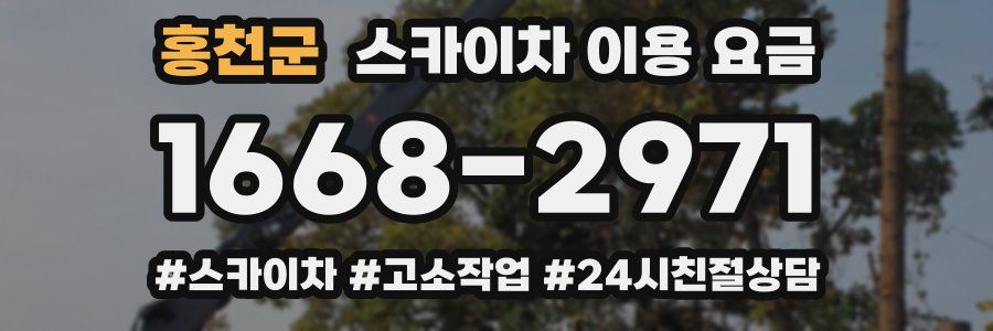 홍천군 스카이차 이용 요금