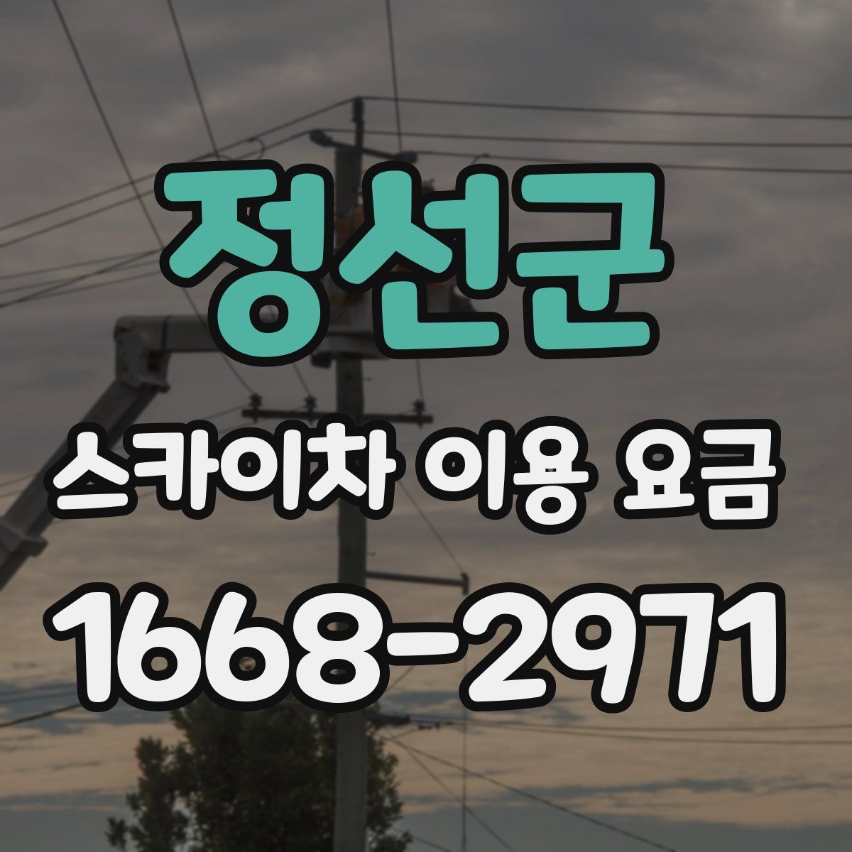 정선군 스카이차 이용 요금