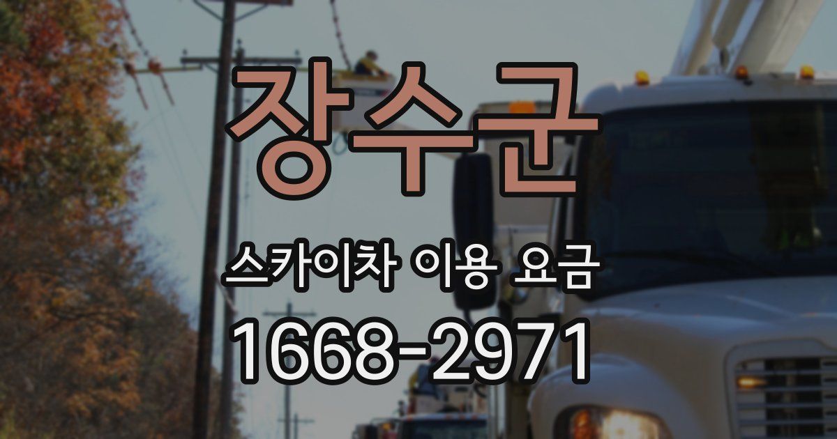 장수군 스카이차 이용 요금