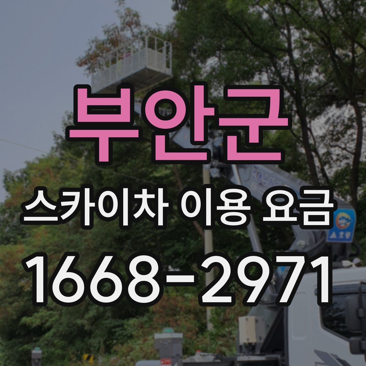 부안군 스카이차 이용 요금