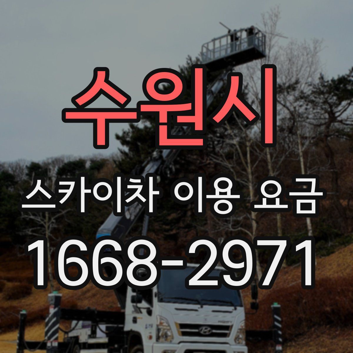 수원시 스카이차 이용 요금