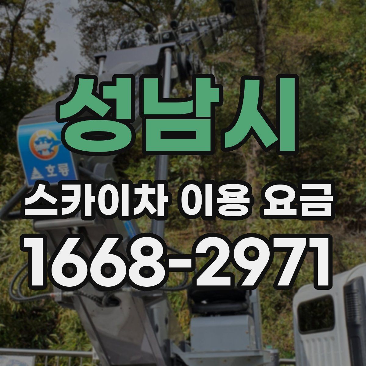 성남시 스카이차 이용 요금 비교에서 중요한 확인 사항
