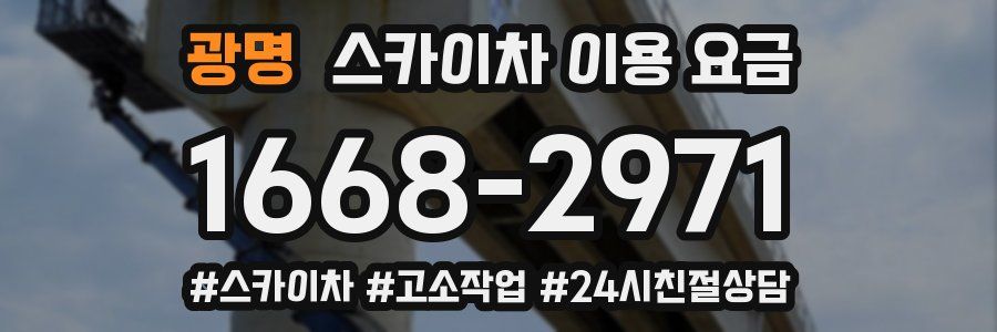 광명 스카이차 이용 요금