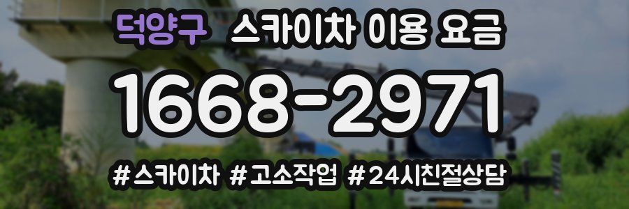 덕양구 스카이차 이용 요금