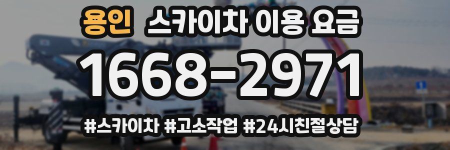 용인 스카이차 이용 요금