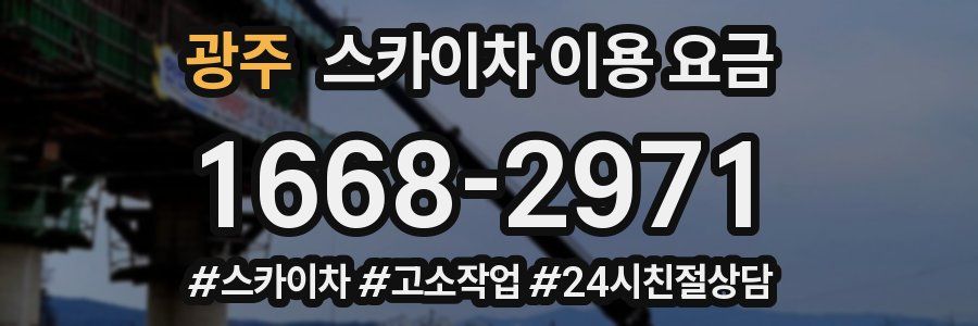 광주 스카이차 이용 요금
