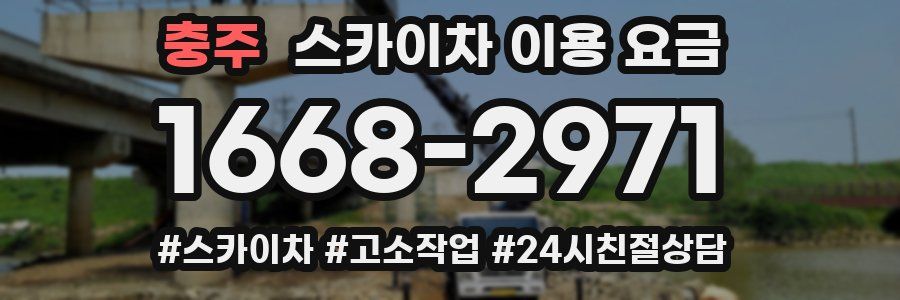 충주 스카이차 이용 요금