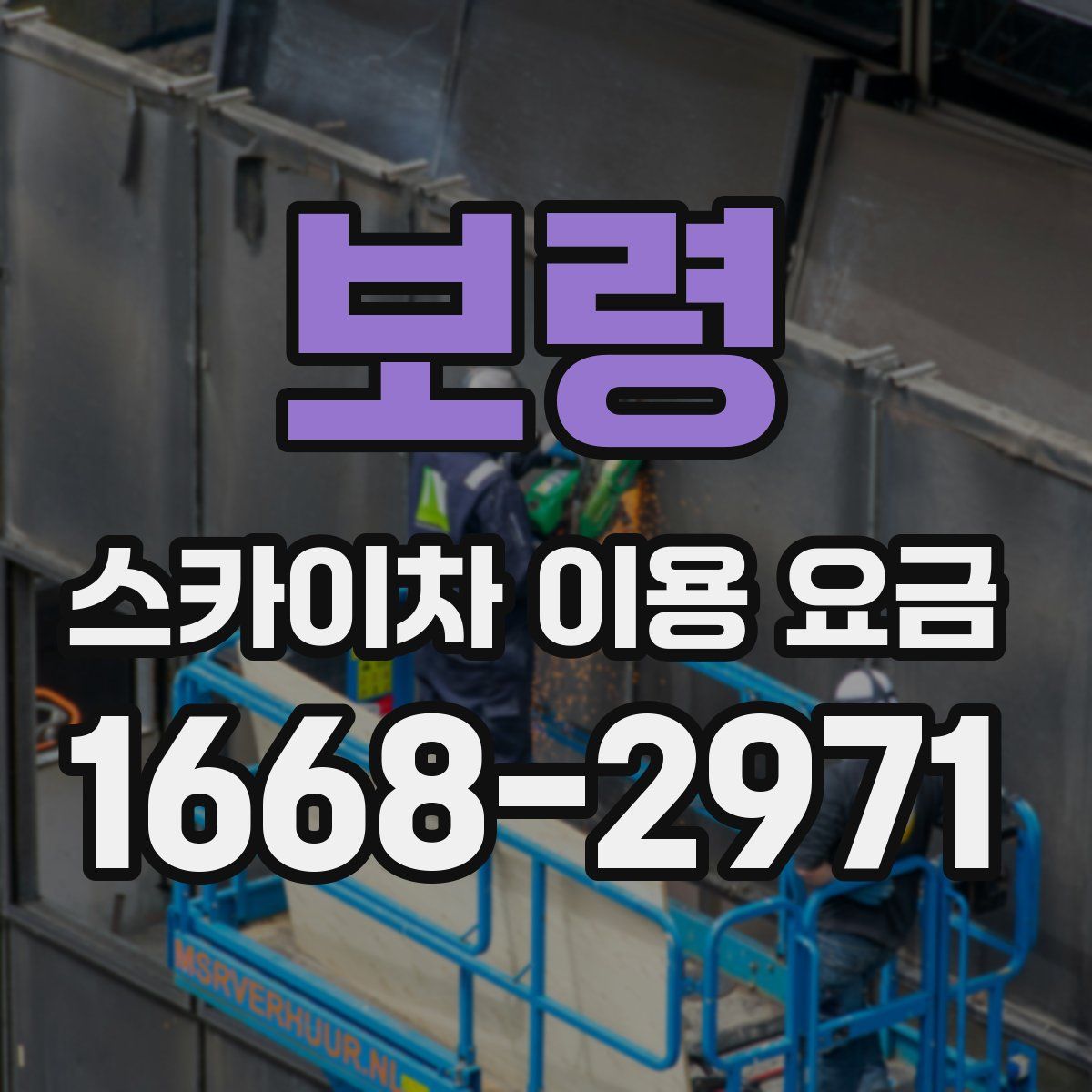 보령 스카이차 이용 요금