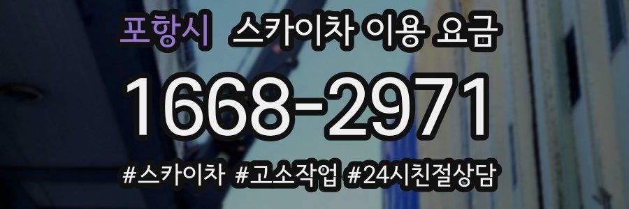 포항시 스카이차 이용 요금