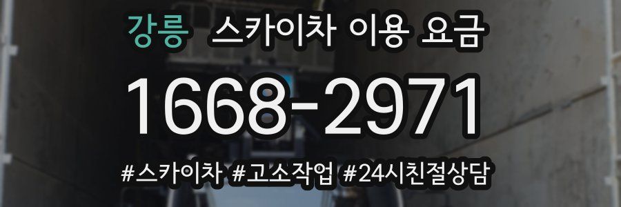강릉 스카이차 이용 요금
