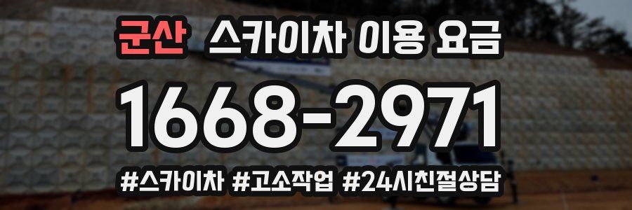 군산 스카이차 이용 요금