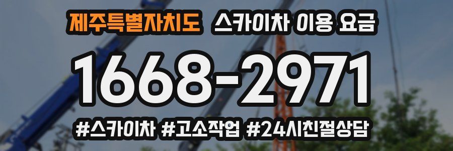 제주특별자치도 스카이차 이용 요금