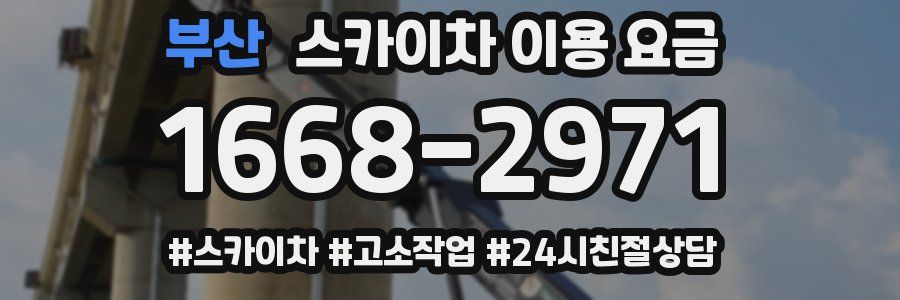 부산 스카이차 이용 요금