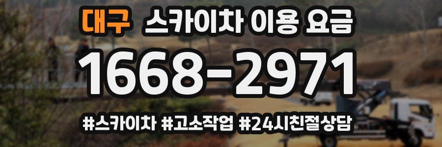 대구 스카이차 이용 요금